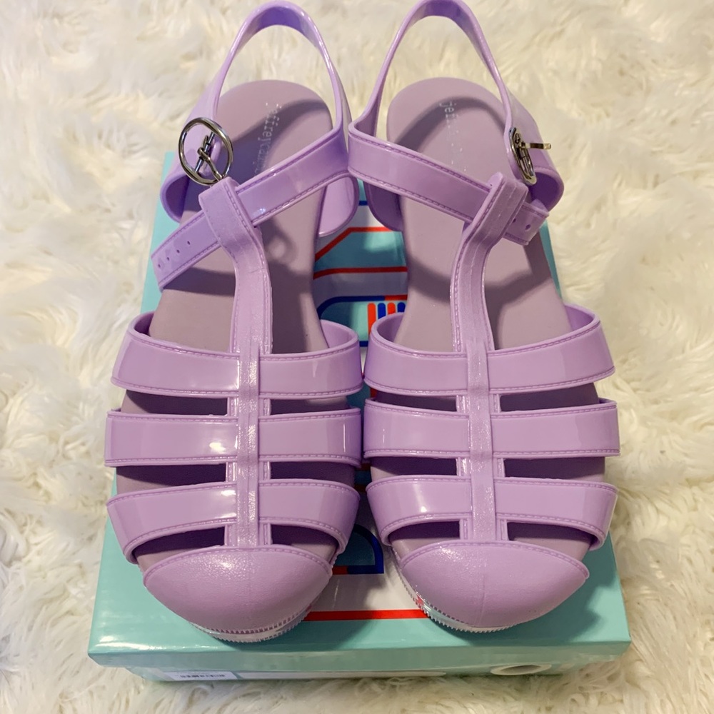 Jeffrey Campbell Platform Lilac Candied Sandals Size 10 Brand New In Box